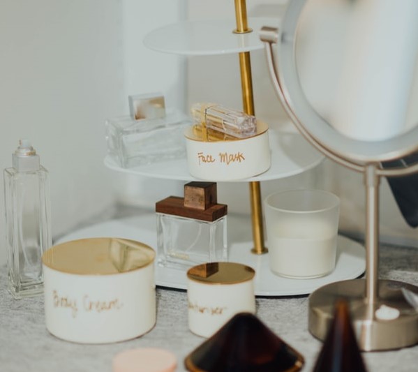 Tocador en tono blanco